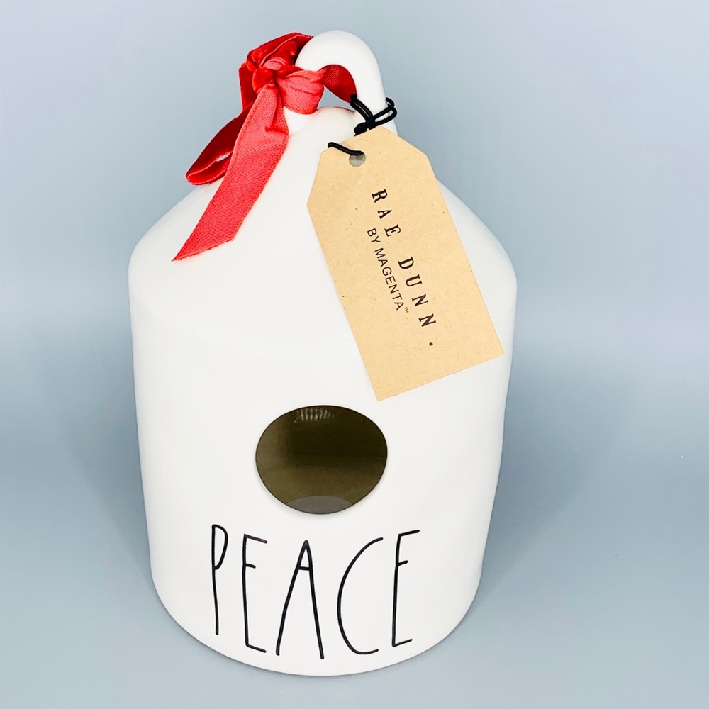Rae Dunn PEACE Birdhouse